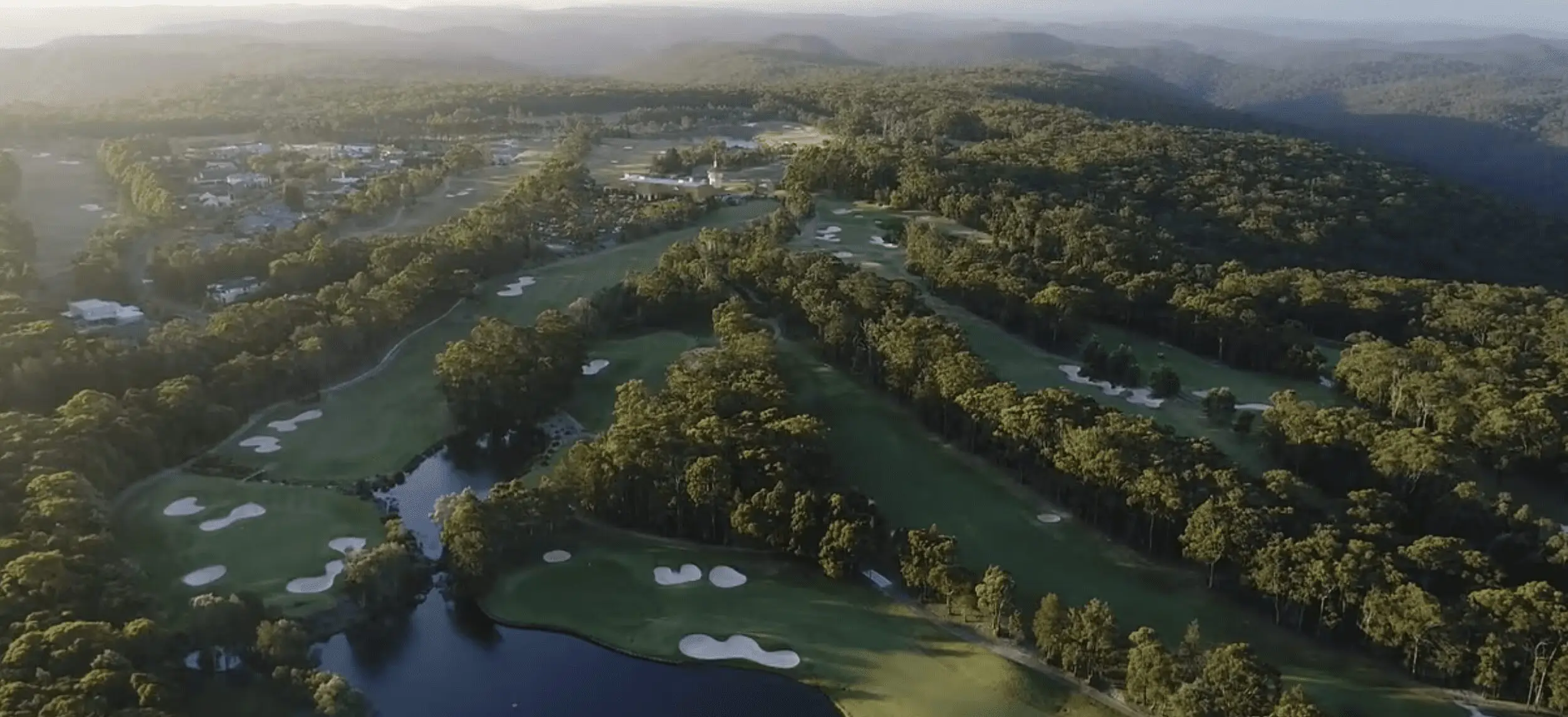 Aerial view of the Terrey Hills Golf & Country Club’s lush fairways and bushland backdrop – image courtesy of Terrey Hills Golf & Country Club